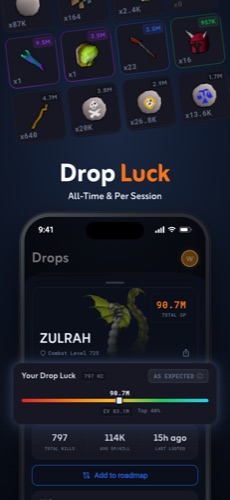 Mystix Drop Luck screen